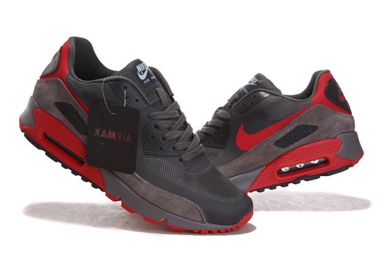 New Men'S Nike Air Max Gray/Red